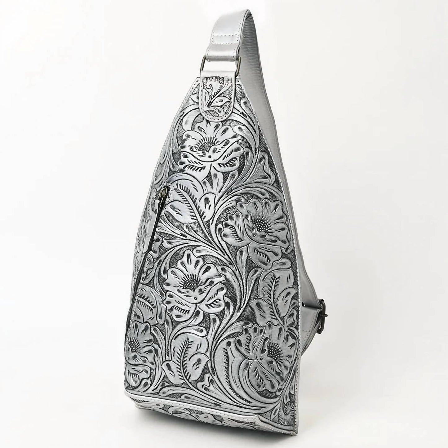 American Darling - Women's Hand-tooled Genuine Leather Sling Bag