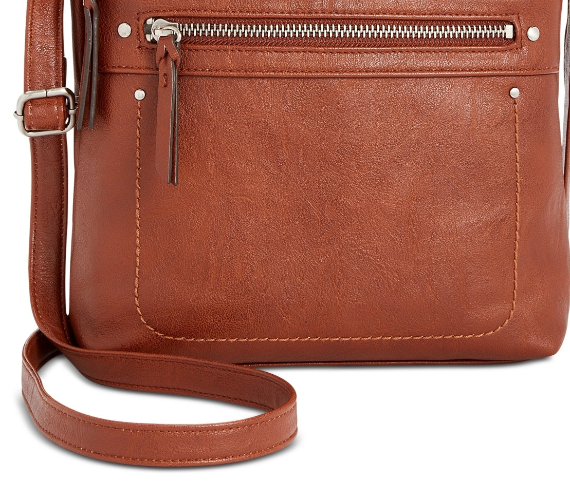 INC International Concepts Women's Riverton Crossbody Brown Size Regular