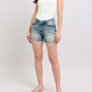 Judy Blue - High Waist V Front Vintage Denim Short