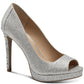 Thalia Sodi Women's Lenna Beaded Heel Pumps Gray Size 9.5 M