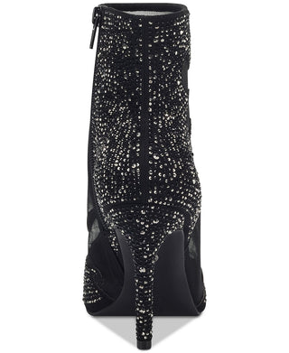 Thalia Sodi Women's Rosanna Embellished Dress Booties Black Size 7.5 M