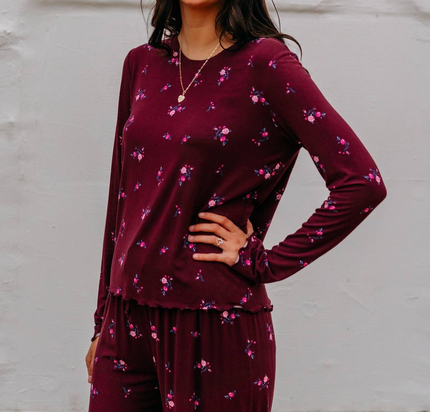 Z Supply - Bella Ditsy Long Sleeve Top