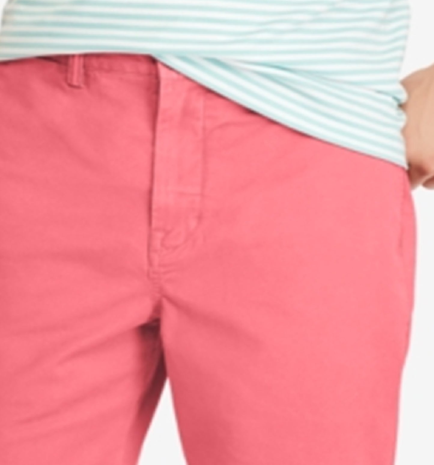 Polo Ralph Lauren Men's Flat Front Stretch Chino Shorts Red Size 36