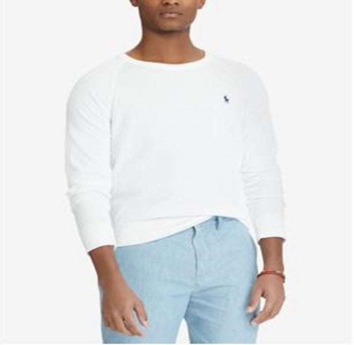 Ralph Lauren Men's Spa Terry Sweatshirt White Size XX-Large