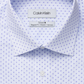 Calvin Klein Men's Steel Classic/Regular-Fit Non-Iron Performance Dress Shirt Purple Size 17.5X34-35