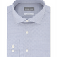Michael Kors Men's Slim-Fit Non-Iron Airsoft Performance Stretch Check Dress Shirt Blue Size 15.5X32-33