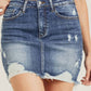 Risen - Distressed Mini Skirts