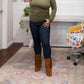 Judy Blue - High Waist Back Pocket Embroidery Skinny Jeans
