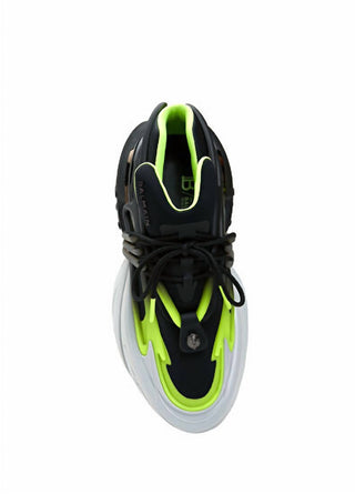 Balmain - Men's Unicorn Low-top Neoprene & Leather Chunky Sneakers