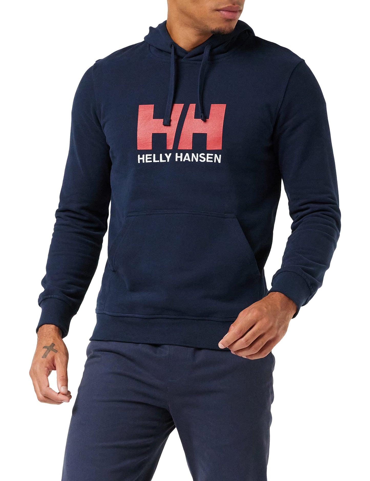 Helly Hansen Men's Logo Hoodie Navy Medium