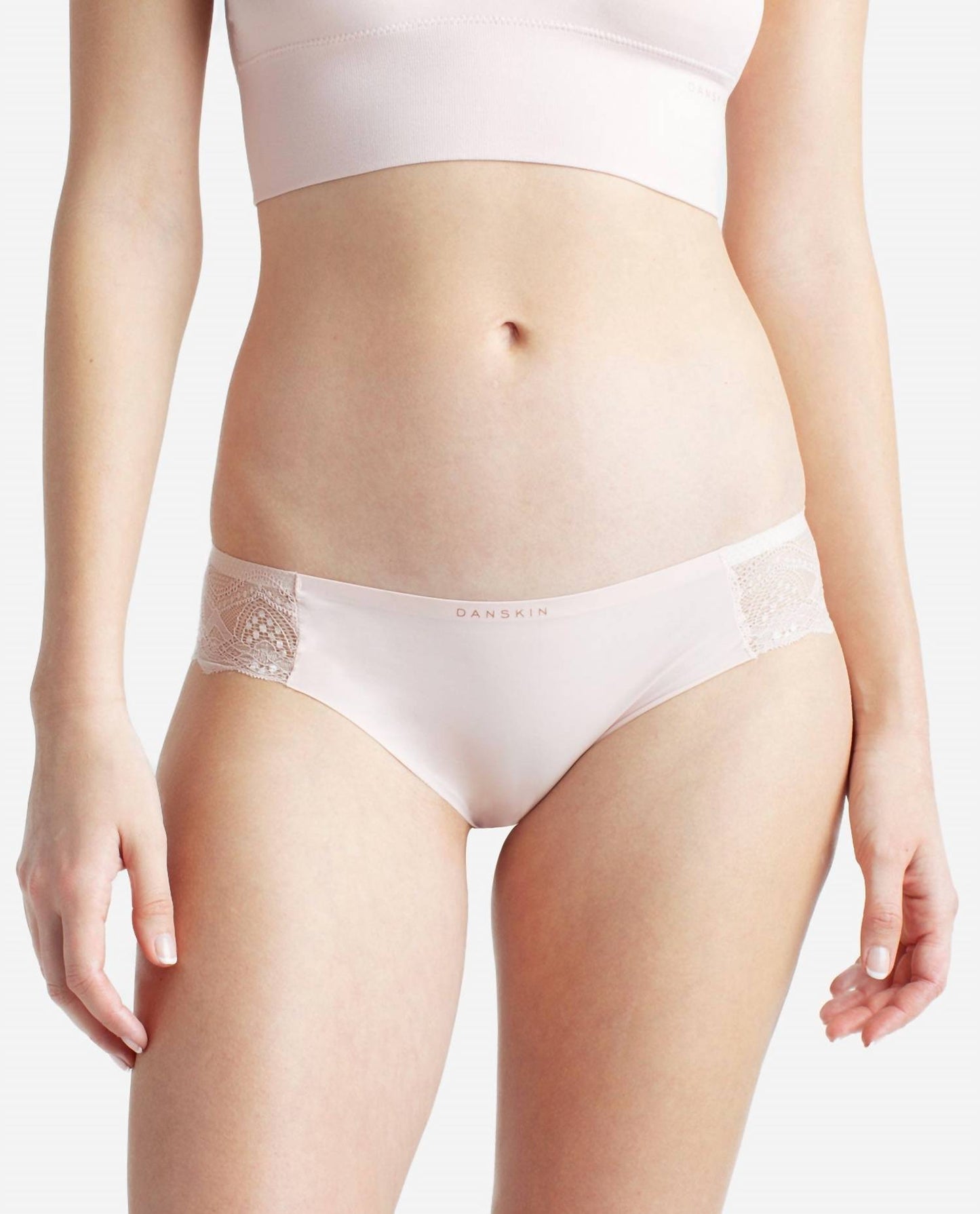 Danskin - Women's 5-pack Hipster Underwear With Lace Side Panels