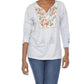 Paparazzi - Knit Embroidered Pull-Over Shirt