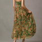 Hutch - Women's Costella Strapless Pleated Floral Tulle Midi Dress