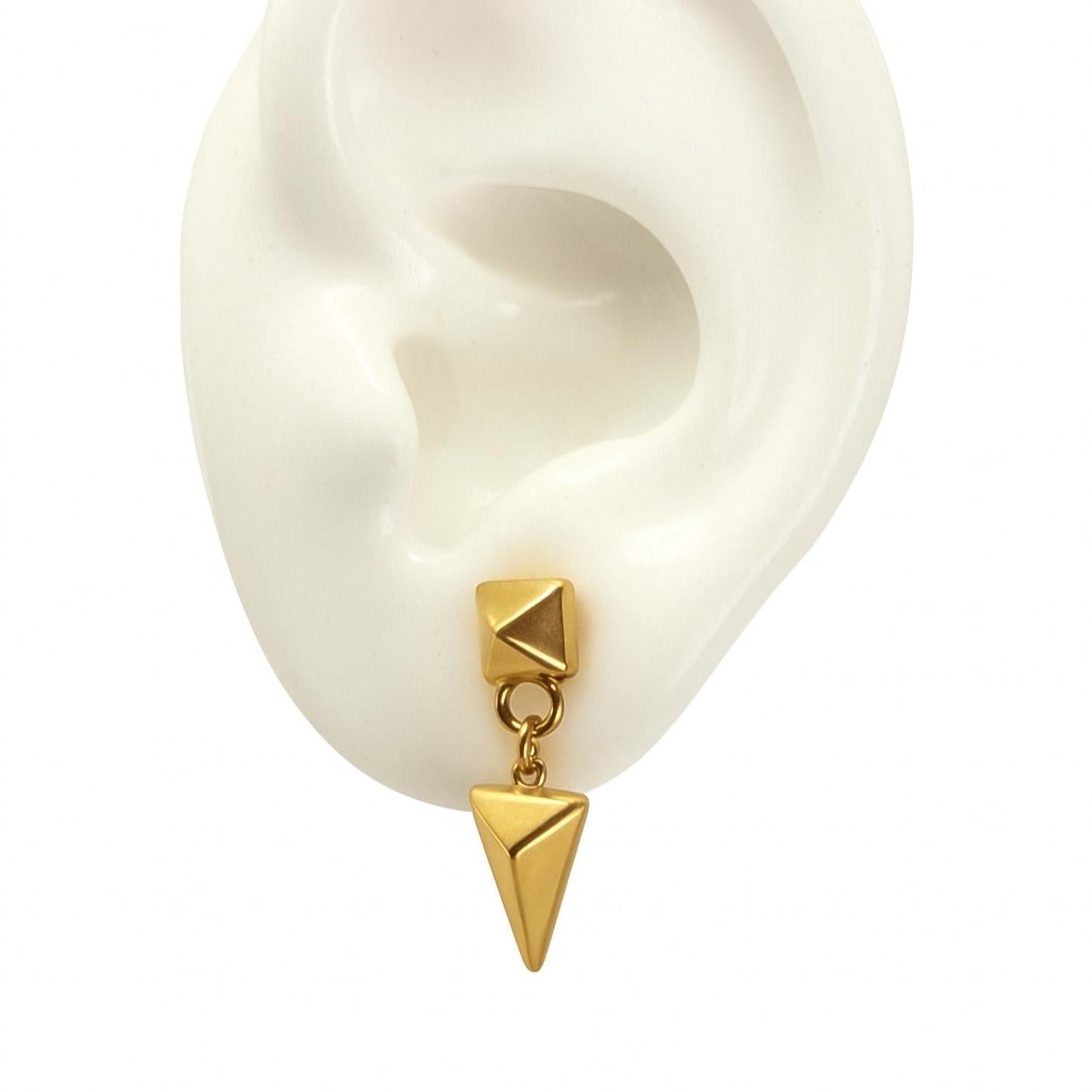 Jagged Halo Jewelry - Women's Arrowhead Drop Earrings