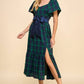 Tcec - Countryside Chic Plaid Midi
