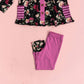 Laree + Co. - Kid's Fallon Bamboo Long Sleeve Peplum Legging Set