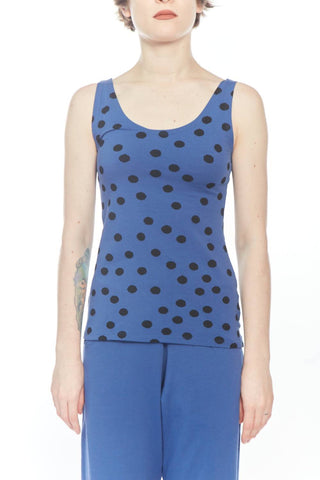 Matthildur - Polka Dot Sleeveless Tank Top