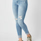 Judy Blue - Mid Rise Destroy & Cuff Skinny Jean