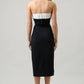 Sugarlips - Stella Strapless Colorblock Dress