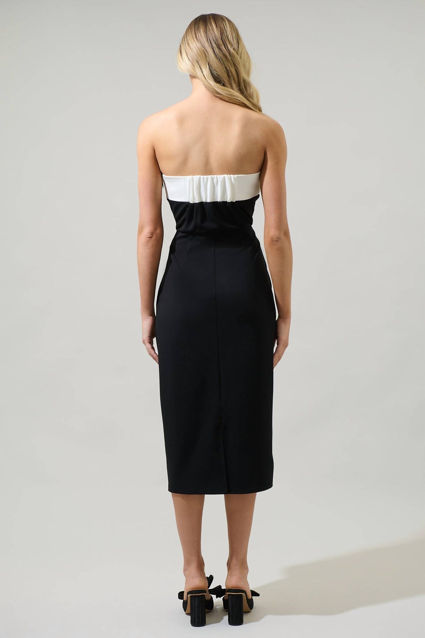 Sugarlips - Stella Strapless Colorblock Dress