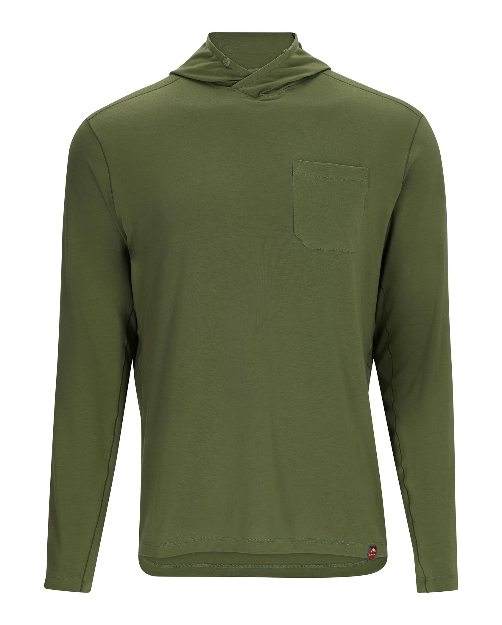 Simms Mens Glades Hoody Dark Clover Heather Small