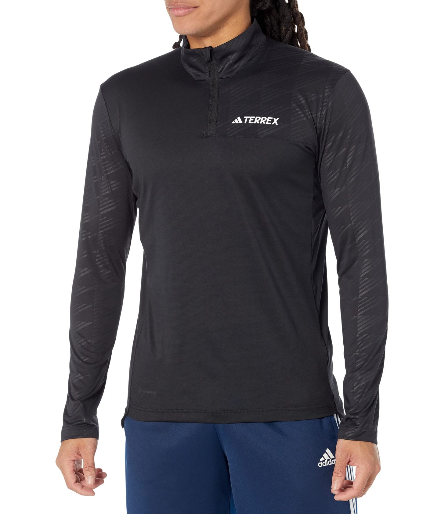 adidas Men's Terrex Multi Half Zip Long Sleeve T-Shirt