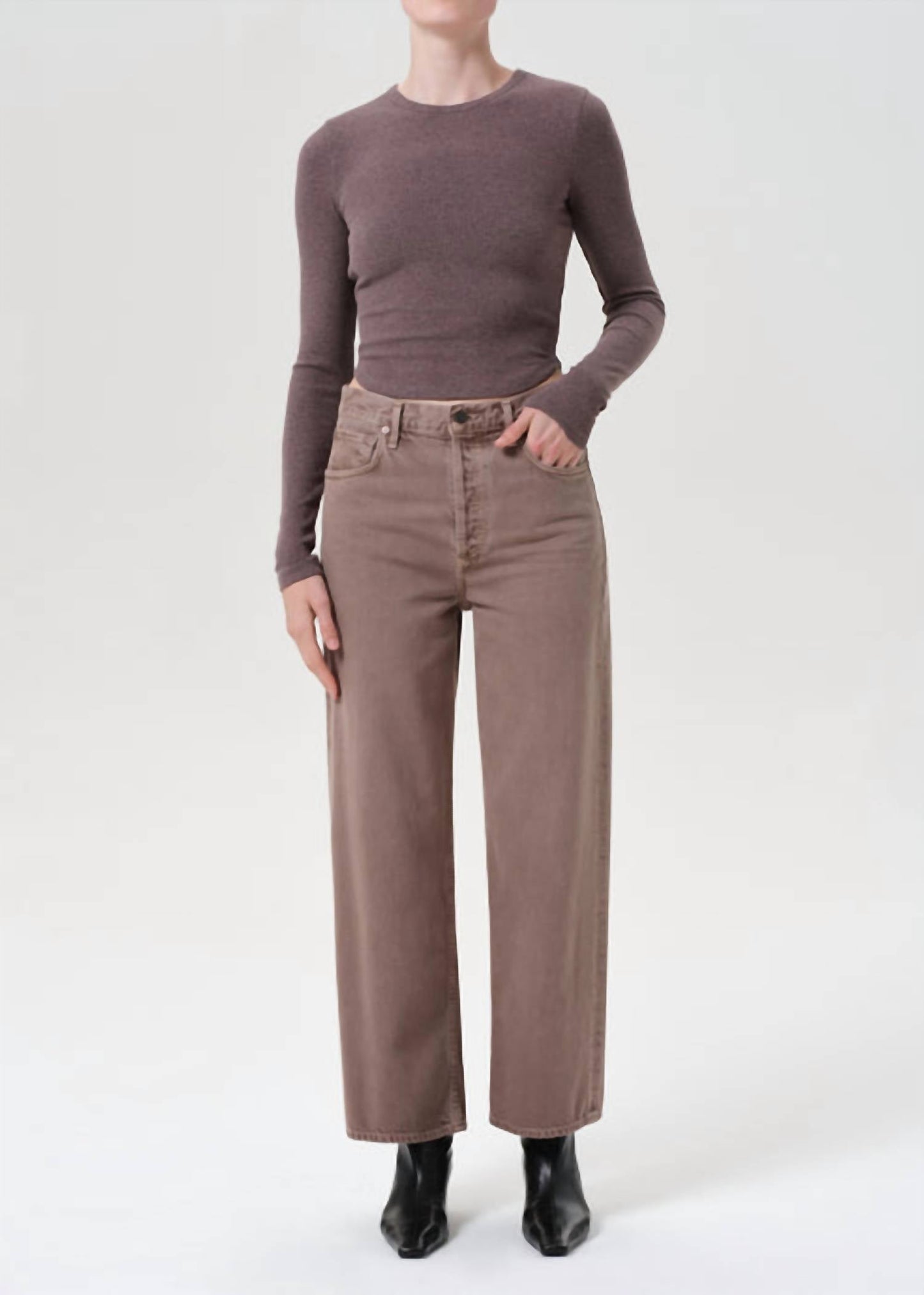 Agolde - Ren High Rise Wide Leg Jean