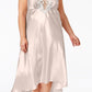 Flora by Flora Nikrooz Women's Satin Stella Lingerie Nightgown Brown Size 2X