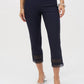 Joseph Ribkoff - Lace Cuff Pull On Cropped Pant