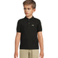 Lacoste Unisex-Child Short Sleeve Classic Pique Polo, Black, 6