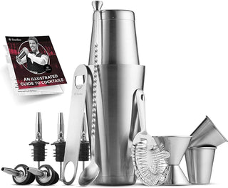 7-Piece Stainless Steel Cocktail Shaker Set
