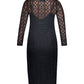 Rachel Roy Women's Lace Sheath Dress Black Size 18W