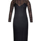 Rachel Roy Women's Lace Sheath Dress Black Size 18W