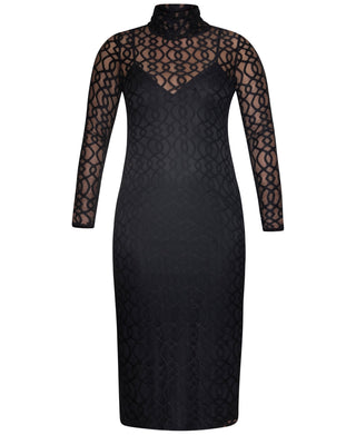 Rachel Roy Women's Lace Sheath Dress Black Size 18W