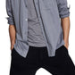And Now This Men's Regular Fit Solid Knit Shirt Gray Size 2XL