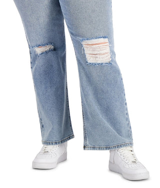 Tinseltown Women's Wide Leg Jeans Blue Size 20W