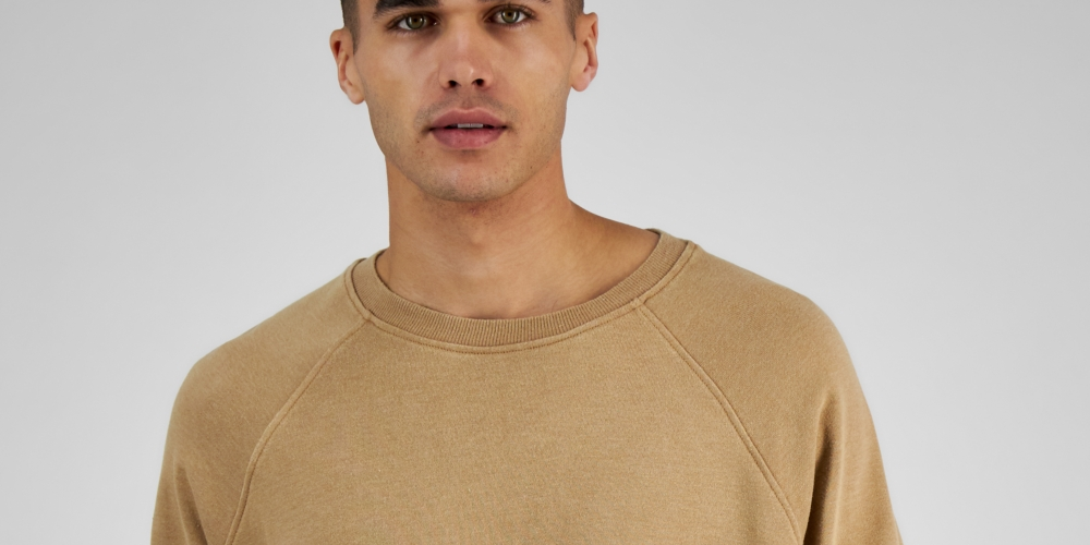 And Now This Men's Raglan Sweatshirt Brown Size XX-Large