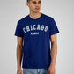 And Now This Men's Chicago Graphic T-Shirt Blue Size Small