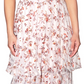 Rachel Roy Women's Elaine Floral Print Tiered Maxi Dress White Size 12