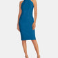 Rachel Roy Women's Halter Sheath Dress Blue Size Medium