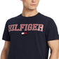 Tommy Hilfiger Men's Collegiate Logo Graphic T-Shirt Blue Size XX-Large