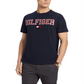 Tommy Hilfiger Men's Collegiate Logo Graphic T-Shirt Blue Size XX-Large