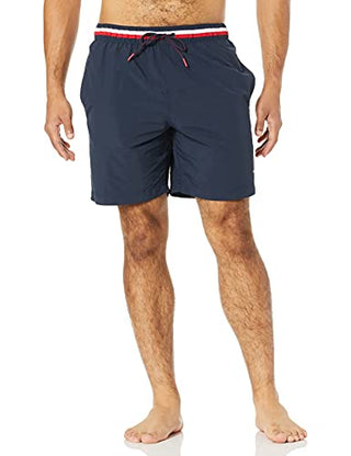 Tommy Hilfiger Men's Atlantic Swim Trunks Blue Size XXL
