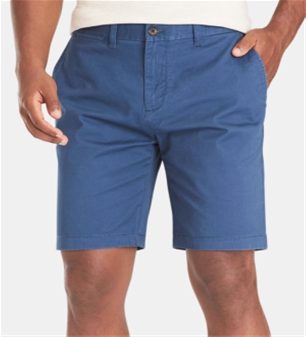Tommy Hilfiger Men's The Flex Classic Inseam Khaki Chino Shorts Blue Size 31