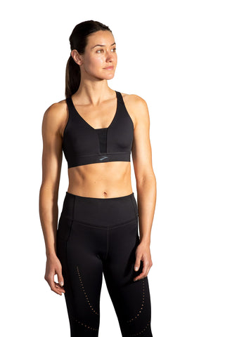 Brooks Women's Black Plunge Sports Bra - Small