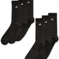 adidas Men's 6 Pack Cushioned Crew Extended Socks Black Size 12-16