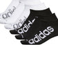 adidas Women's 6 Pk Superlite No Show Socks Black Size 4-10