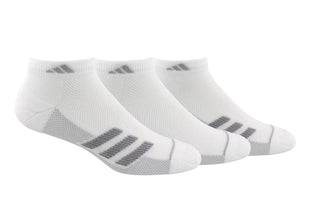 adidas Men's 6 Pk Athletic Cushioned Crew Socks White Size 6-12