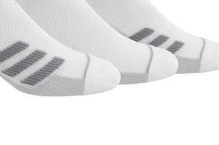 adidas Men's 6 Pk Athletic Cushioned Crew Socks White Size 6-12