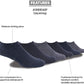 adidas Men's 6 Pk Athletic Cushioned No Show Socks Blue Size Regular